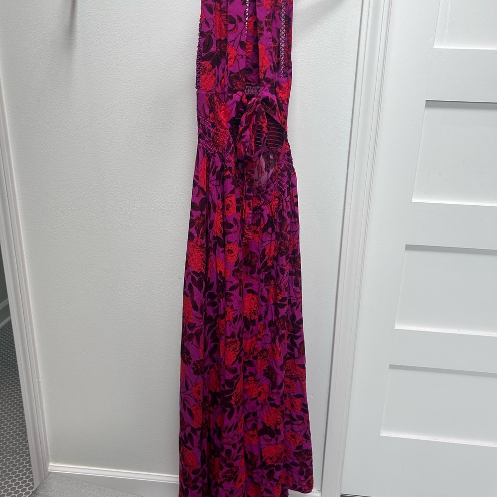 Abel the Label (Anthropologie) M Halter Maxi Dress - Picture 3 of 5